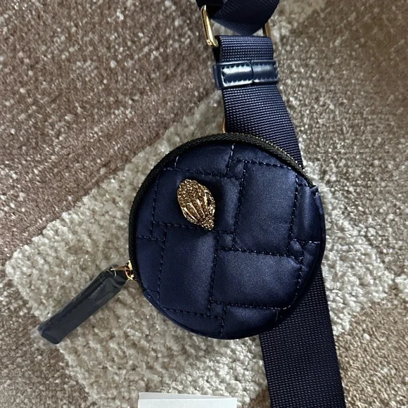 Kurt Geiger Navy Quilted Bag - Picture 3 of 6